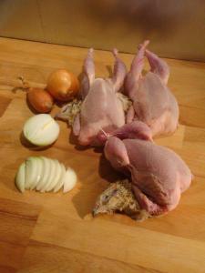 Cailles entières | Cailles moyennes 220g minimum