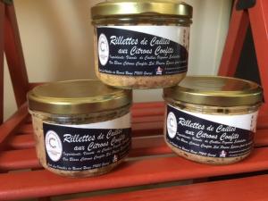 Rillettes | Rillettes de caille au citron confit