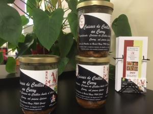 Bocaux de cuisses de cailles | -Bocal de cuisses au curry